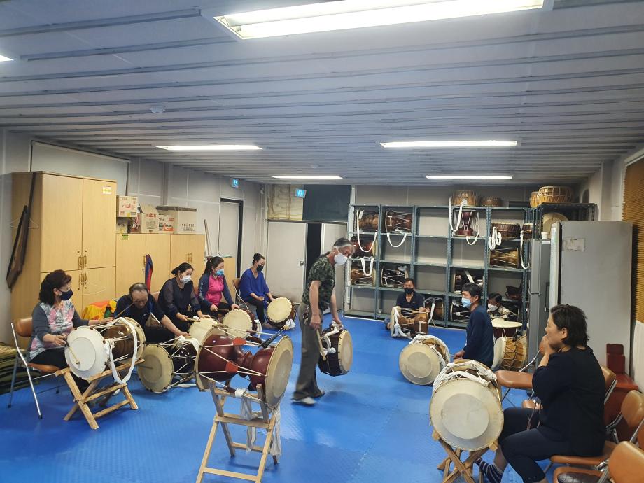 2022 계룡면 상반기 평생학습 "풍물놀이" 이미지